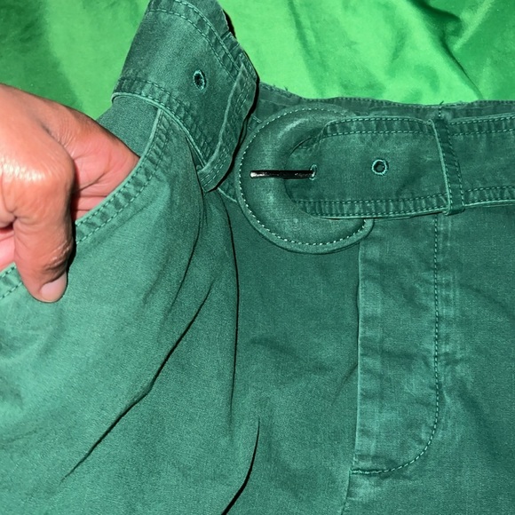 Proenza Schouler White Label Hunter Green Women's Shorts size 0 - Picture 4 of 7